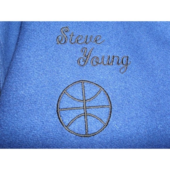 Letterman Jacket by Holloway Varsity Wool/Leather Basketball  Size XL (NWOT) New - Picture 5 of 5